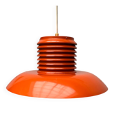 Mid-Century Modern German Space Age Orange Pendant Lamp, 1960s