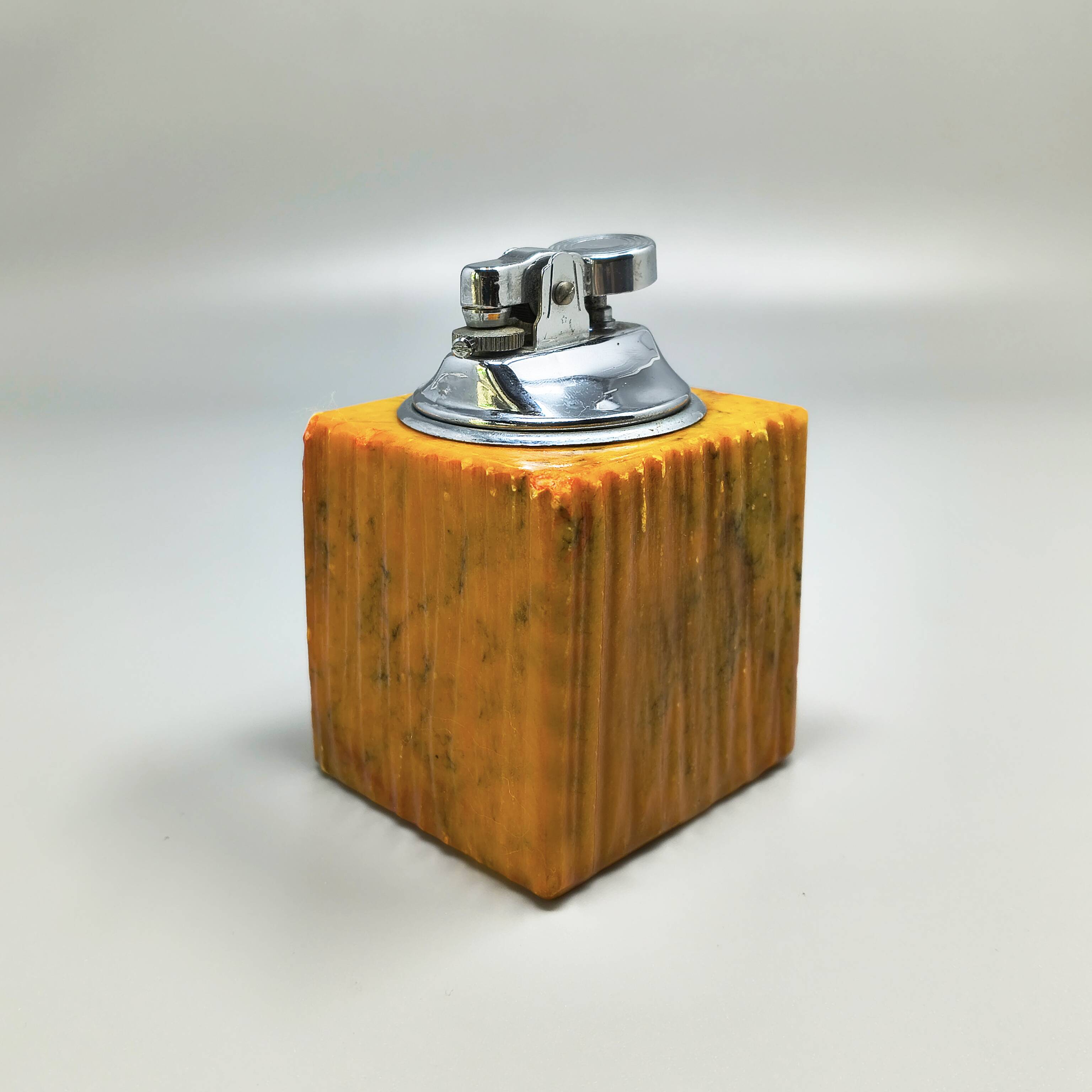 1960s Mid-Century Modern Italian Alabaster Smoking Set by Romano Bianchi