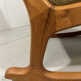 Ole Wanscher high back rocking chair Senator 1960’s