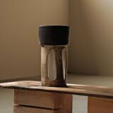 Large sculptural glazed ceramic planter, circa 1970