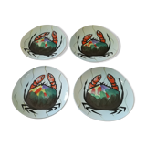 Four Crab Pornic Plates