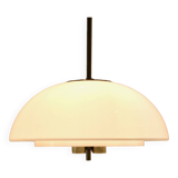 Suspension Mushroom de Glashütte Limburg en verre opale et laiton