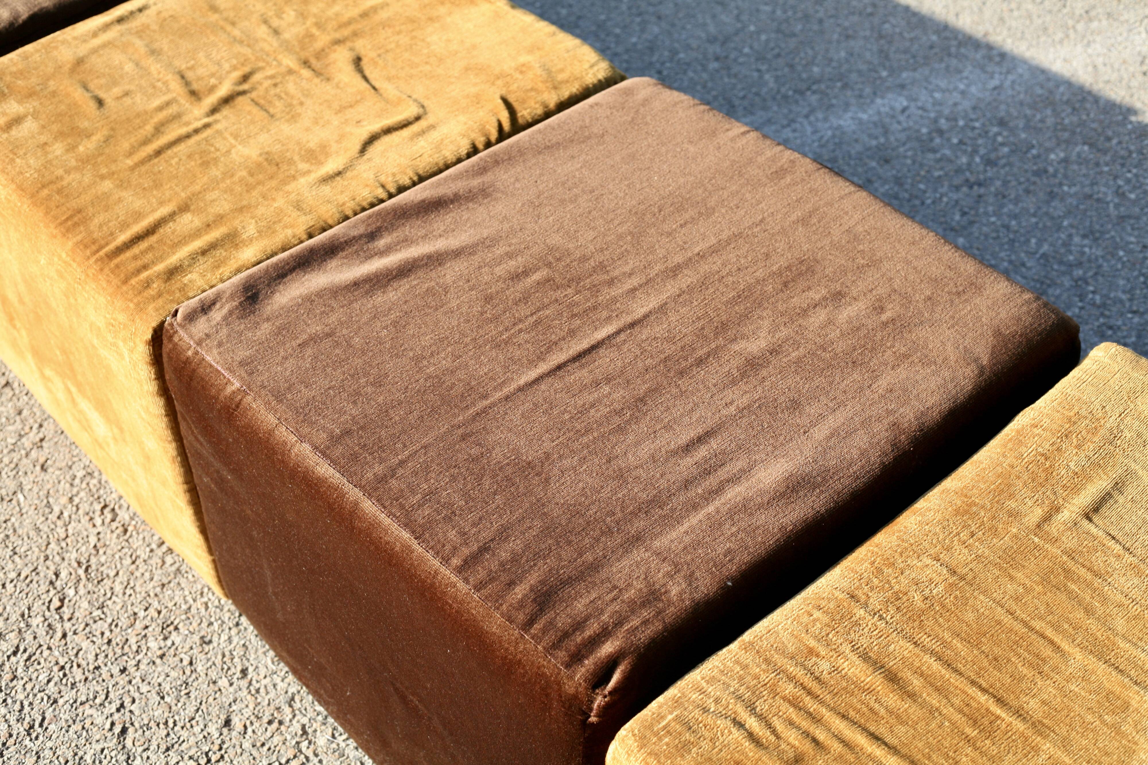 Minimalist sofa, 1970s, modular.