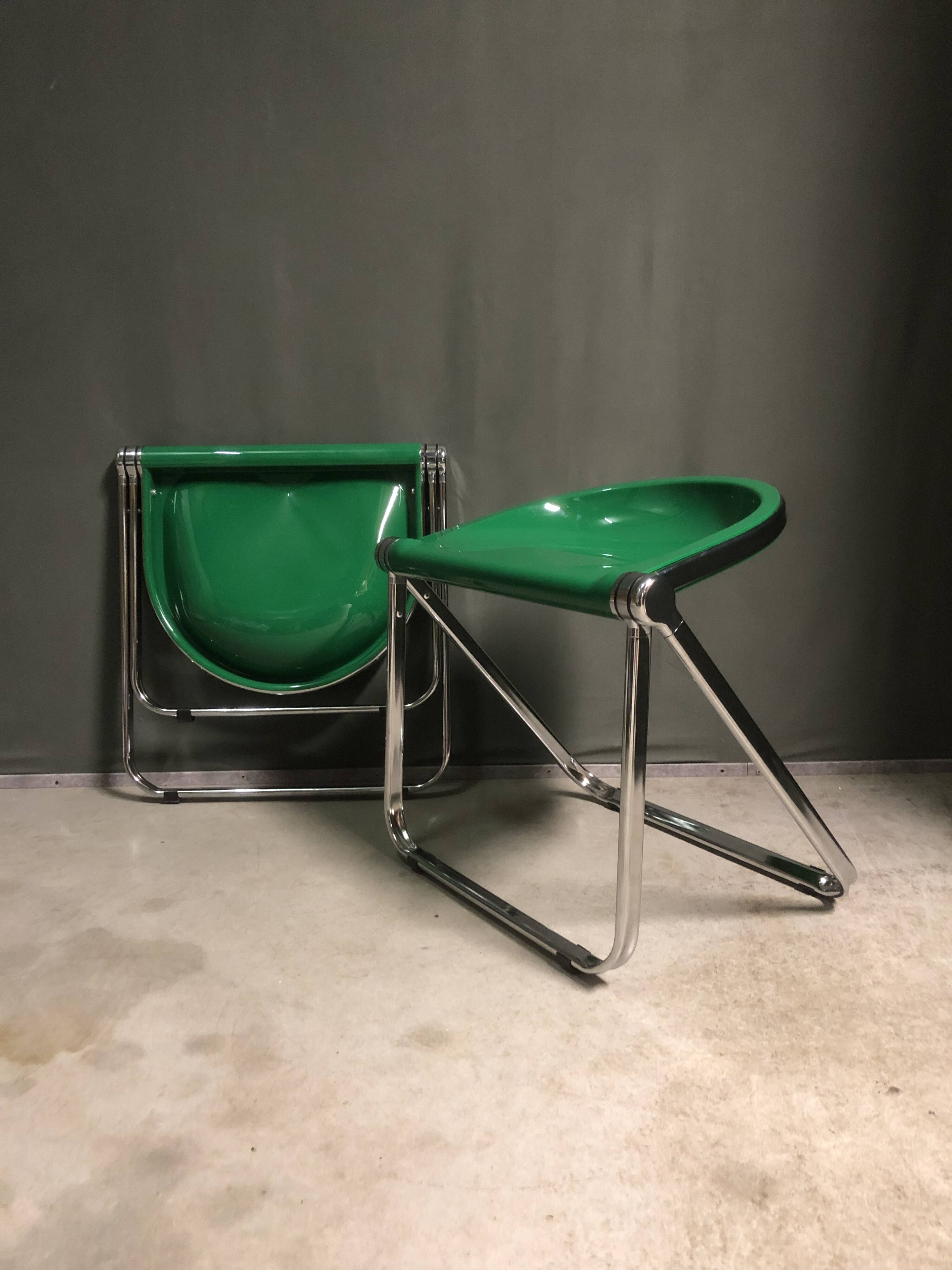 Pair of folding stools.