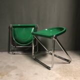 Pair of folding stools.