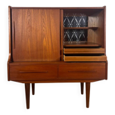Danish teak bar cabinet, 1960s