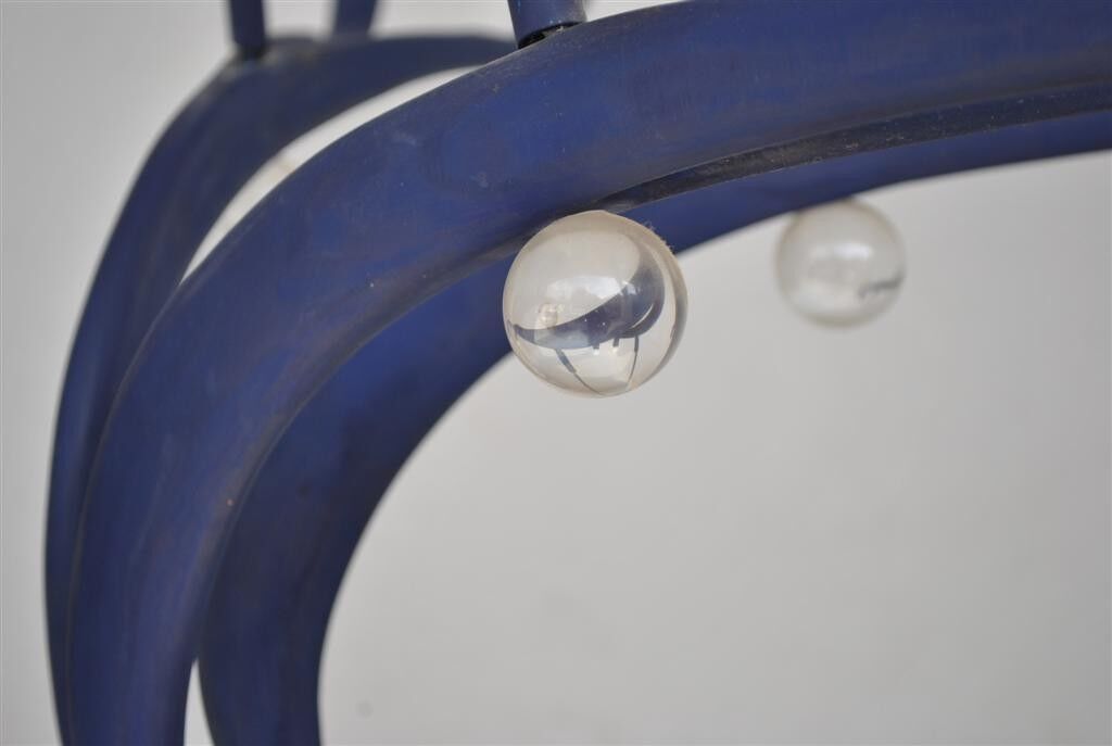 Vintage 1990s design to 12 lights chandelier