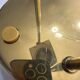 Designer desk lamp Hillebrand Licht – gold brass – Germany – year