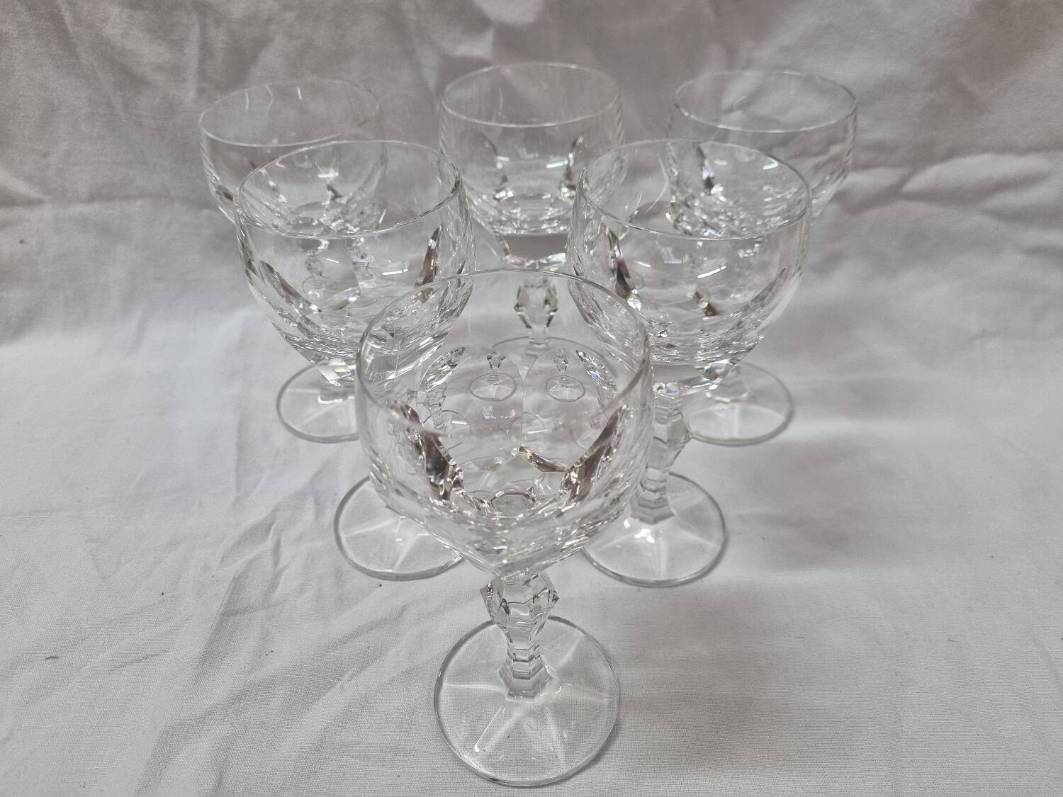 6 Villeroy & Boch crystal glasses