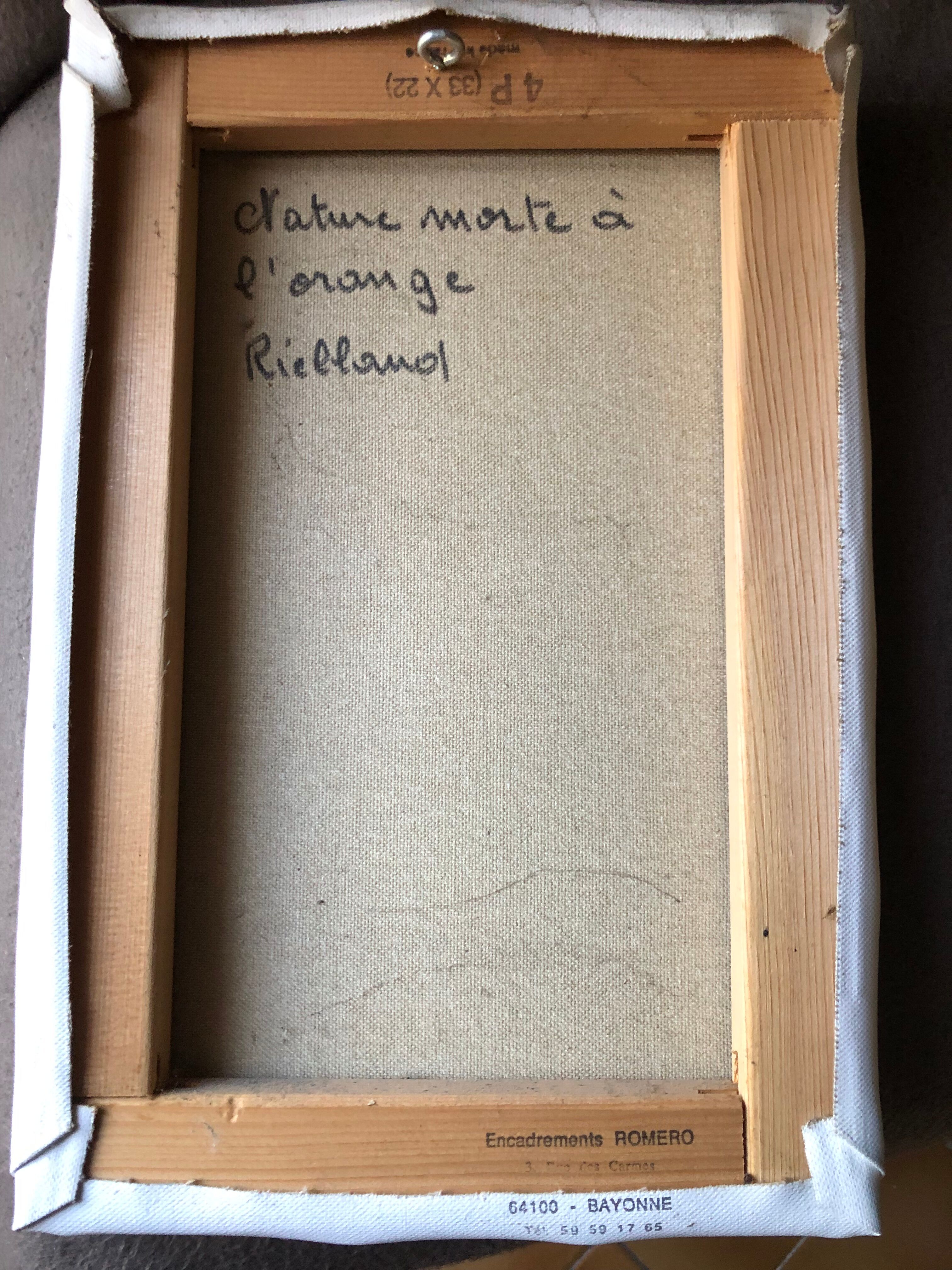 Still life with orange