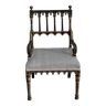 Petit fauteuil en Bois Noirci, époque Napoléon III – Milieu XIXe