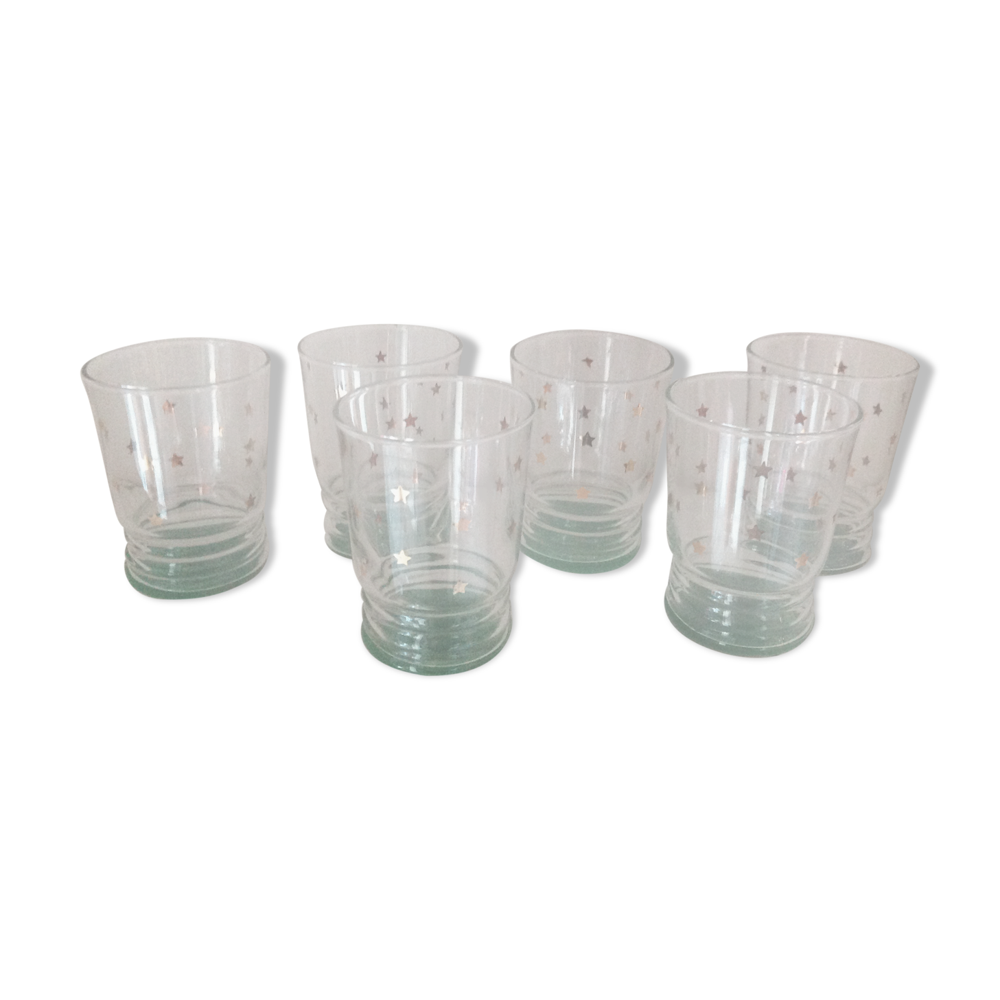 Set of 6 vintage glasses