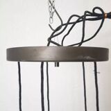 Cascade chandelier - vintage - aluminum and glass