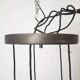 Cascade chandelier - vintage - aluminum and glass
