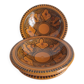 4 Moroccan plates