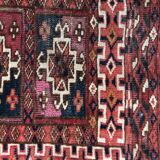 Tapis ancien Selle Tékké Boukhara fait main 64X107 CM