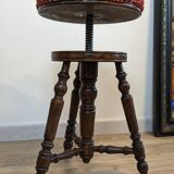 Tabouret de piano Napoléon III