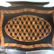 Dressing table / Worker in mercury glass marquetry and bronze fittings