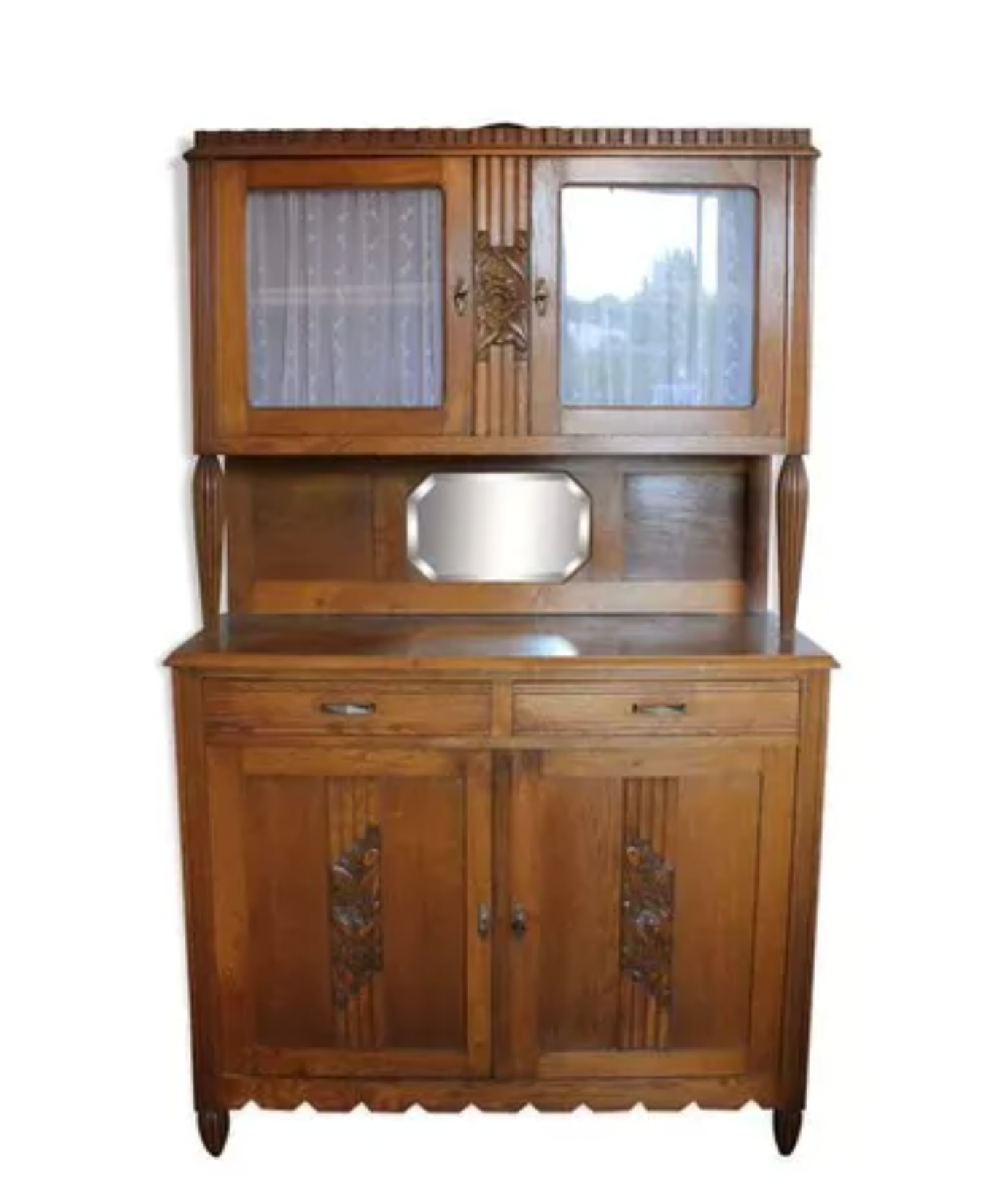 Art Deco two-body sideboard