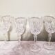 6 verres à vin en cristal