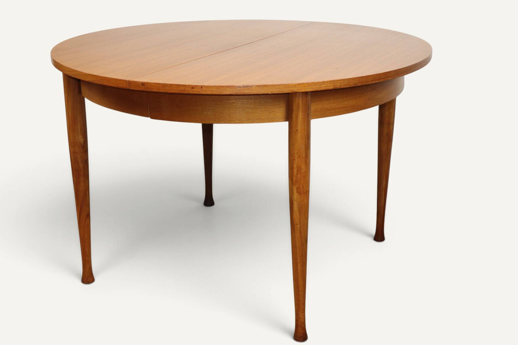 Table à manger extensible vintage en teck – années 1960