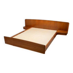 lit scandinave en teck