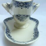 Gien large gravy boat in opaque porcelain