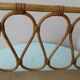 Rattan wall shelf