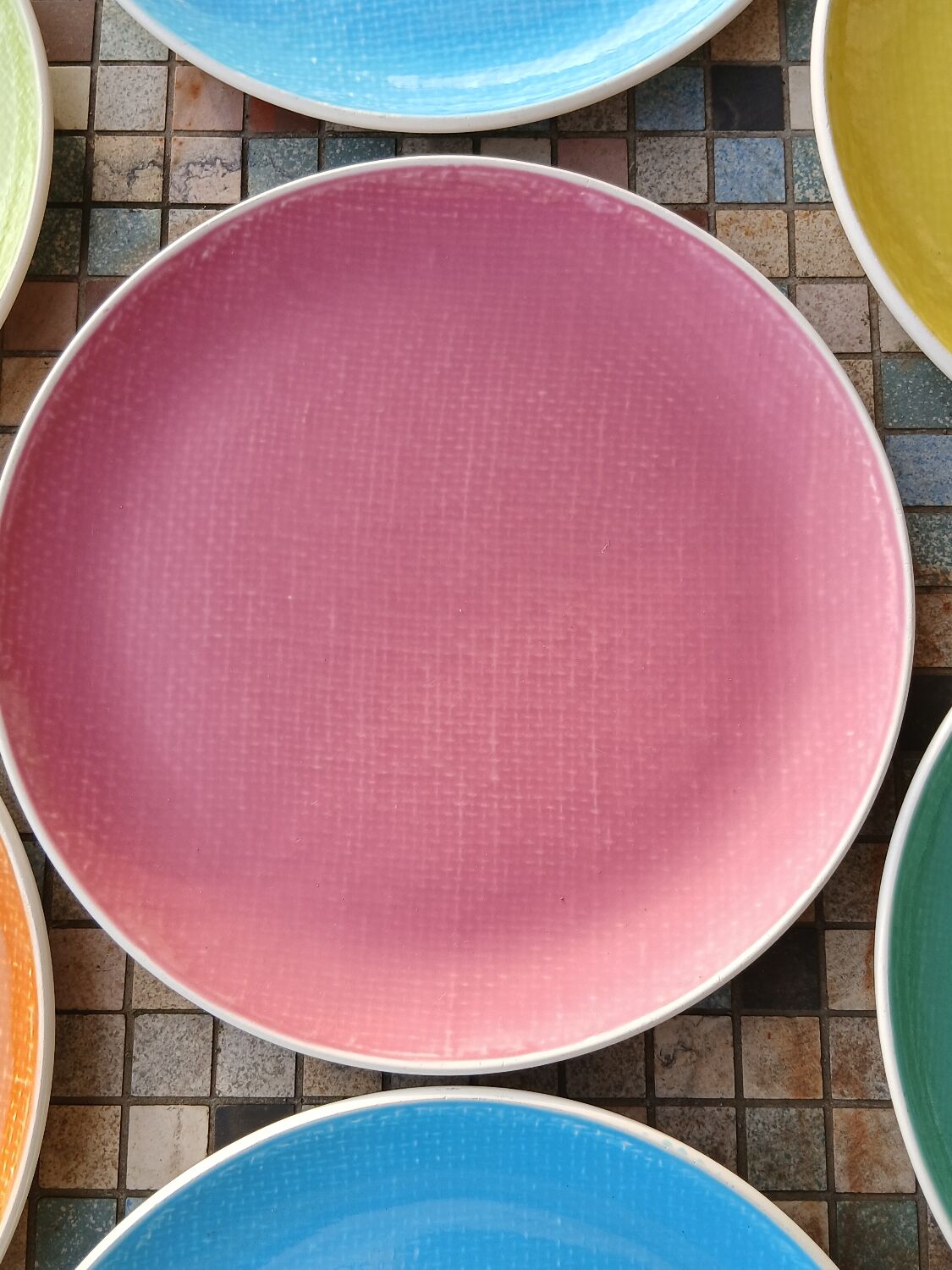Deauville plates by Salins