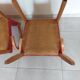 Pair of "moustache" bridge armchairs