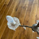 Lustre ancien bronze vintage pampilles