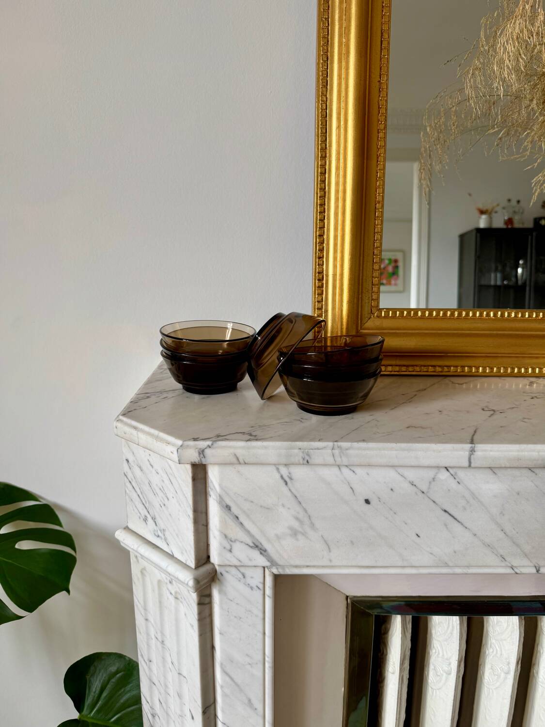 Vereco Set of 7 Smoked Glass Ramekins