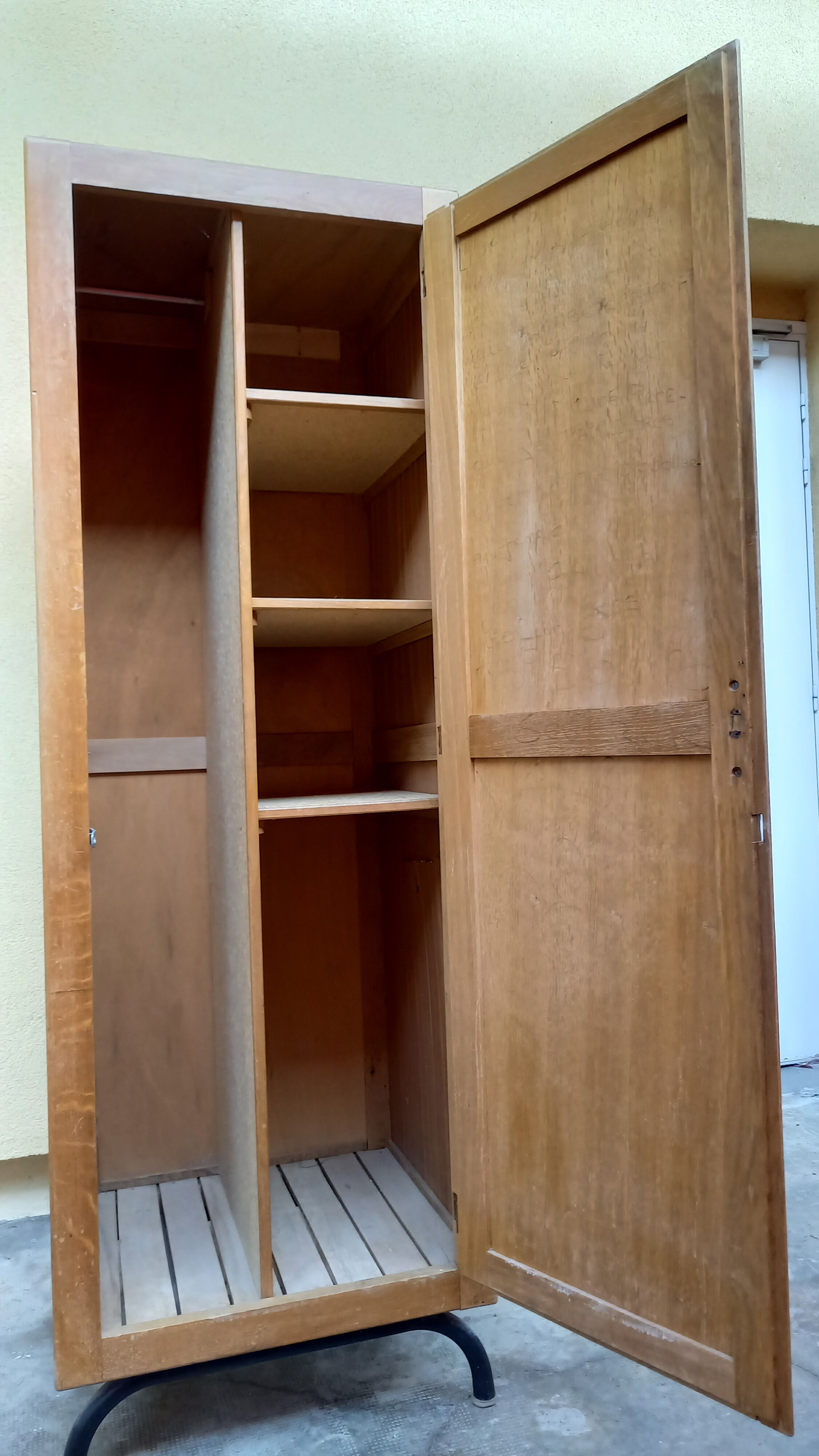 Cabinet and school desk