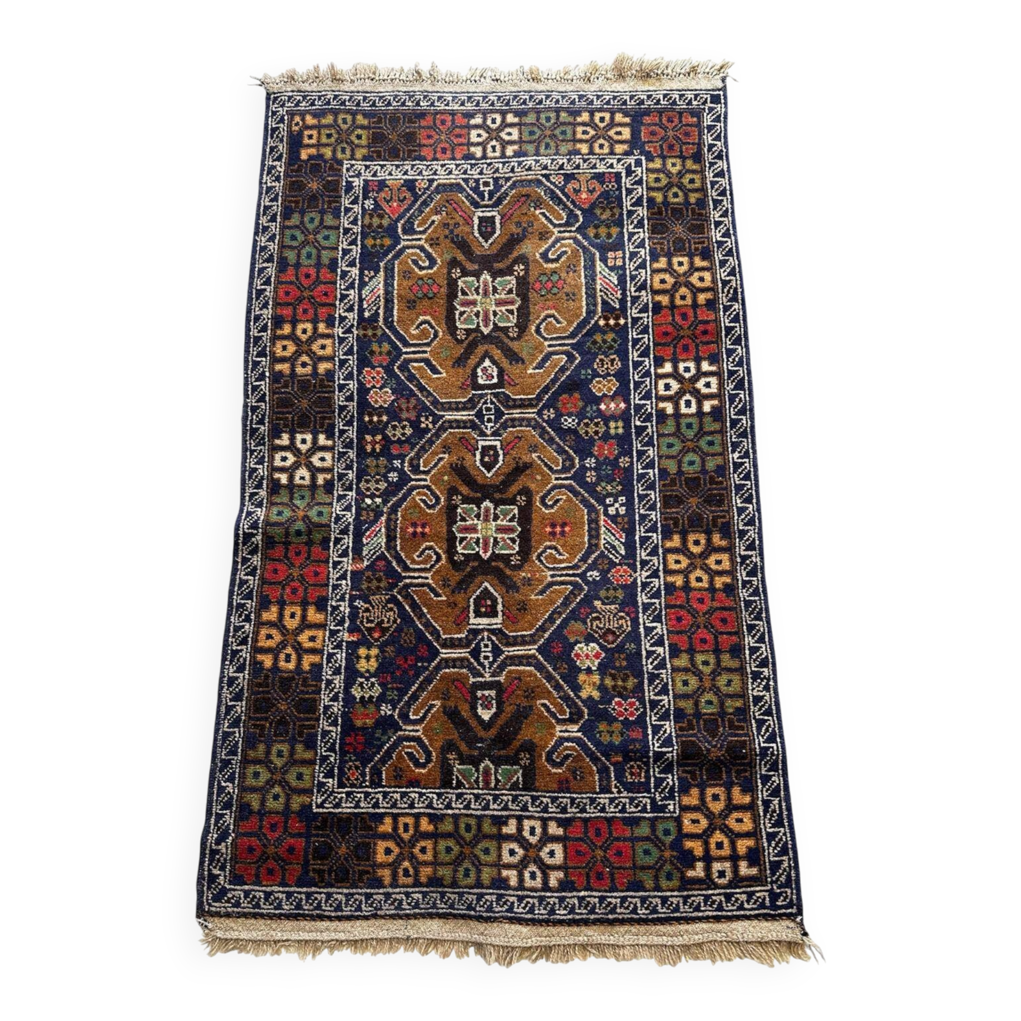 Handmade oriental rug 160cm x 90cm
