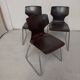 Set of 3 Pagholtz sled chairs from Flottoto
