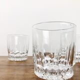 4 art deco style glasses - Arcoroc