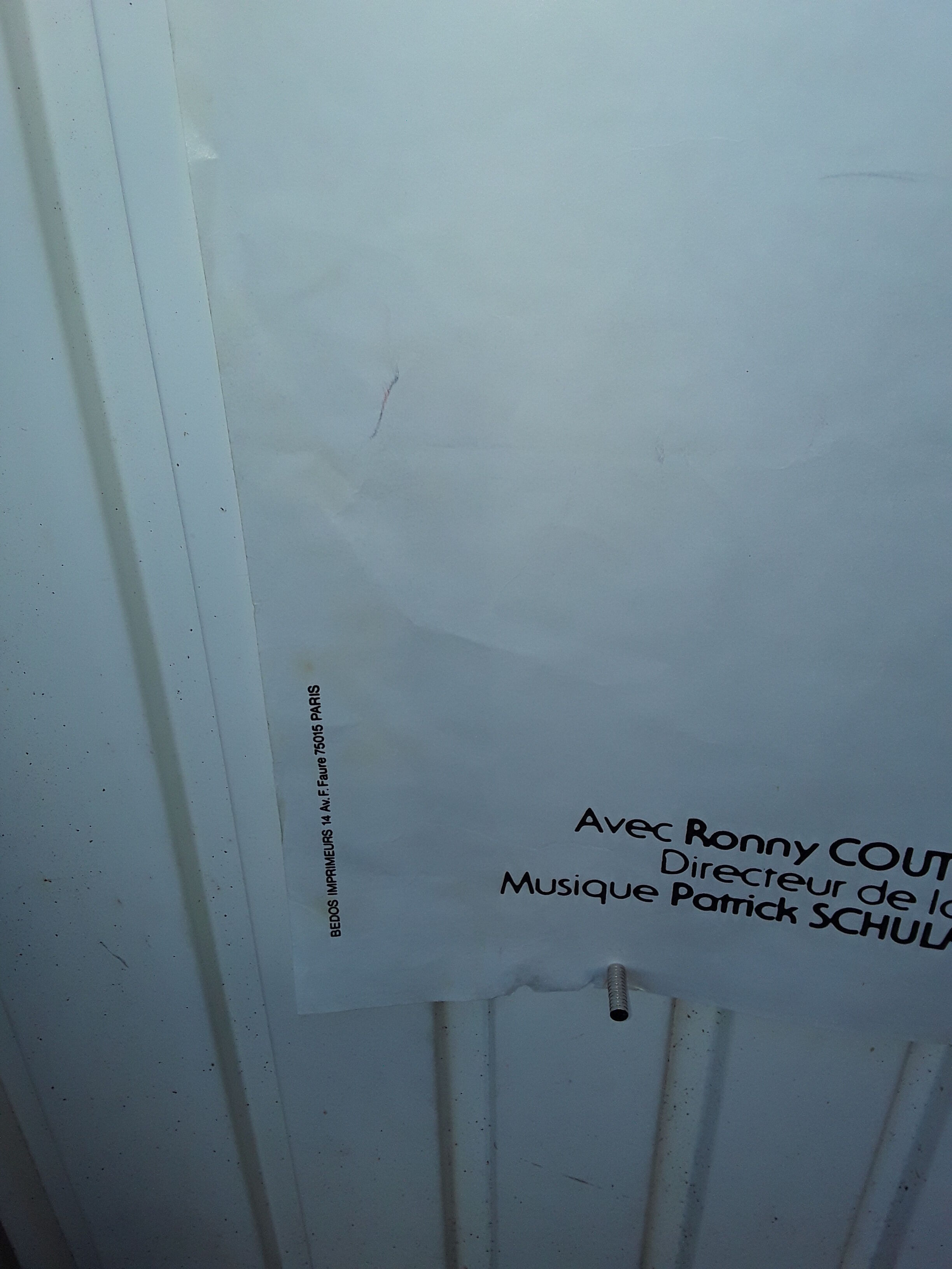 Poster 120x160 and the tenderness brothel number 2 Fabrice Luchini 1983