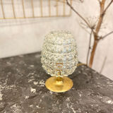 Glass "cone" globe lamp