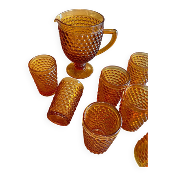 Service à orangeade vintage