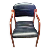 Vintage armchair, solid wood frame