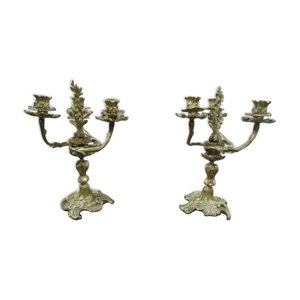 paire de chandeliers