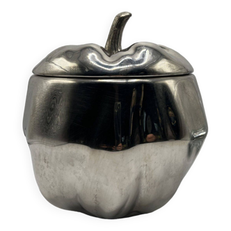 Silver metal ice bucket 70's made in Italy