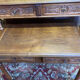 Walnut stepped desk