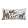 Vintage embroidered cushion cover 46x89 cm