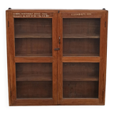 Old glass wall shelf