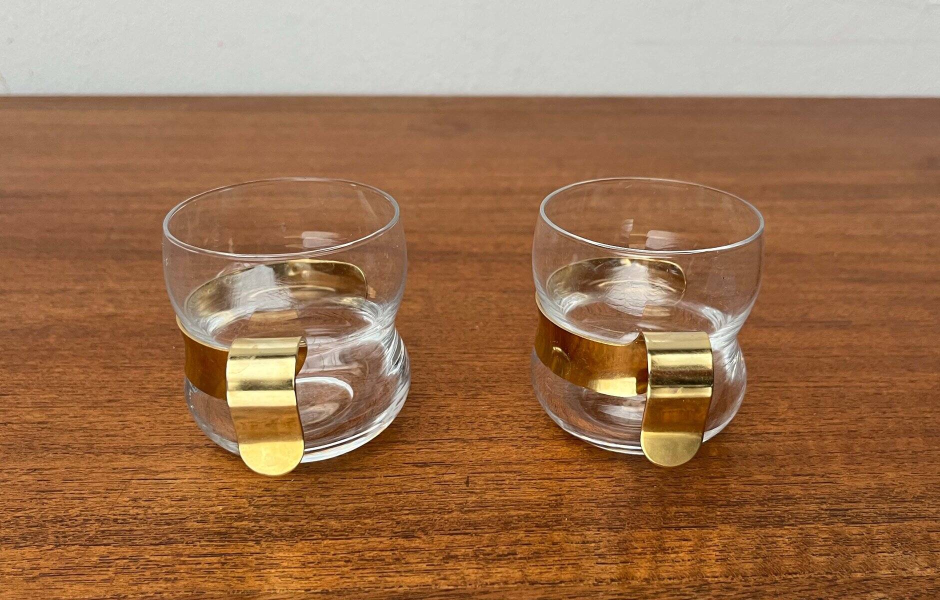 Vintage tea glasses Paula Series by Jorma Vennola for Iittala, 1970s, set of 2