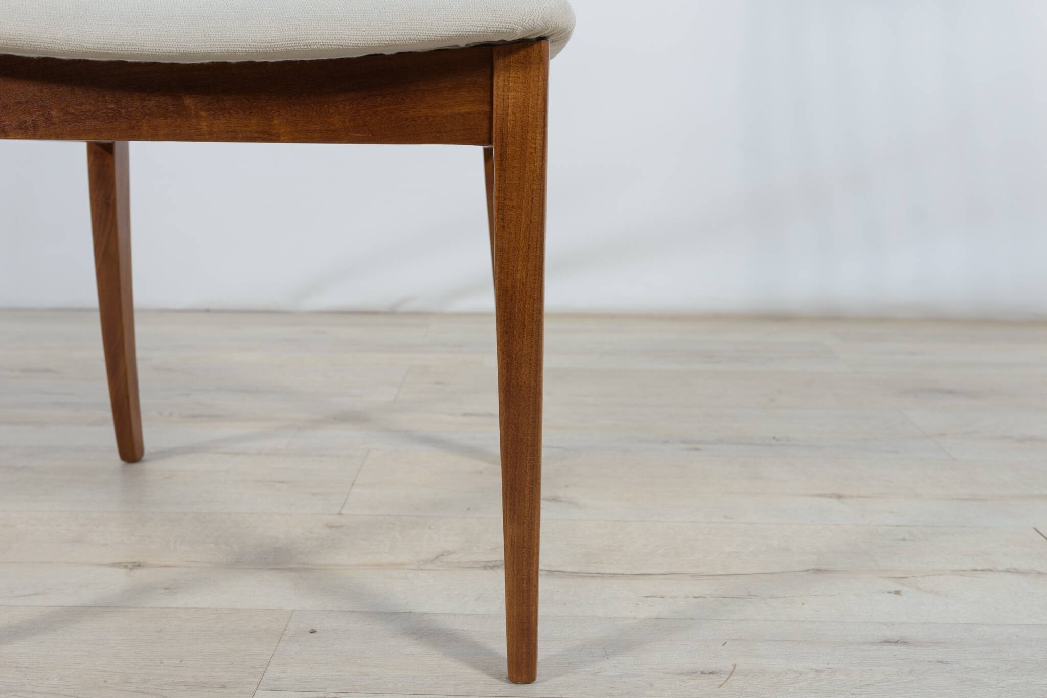 Mid-century teak and fabric dining chairs by Leslie Dandy for G-Plan, 1960s, set of 8