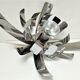 Suspension Fleur de Lumière stainless steel design Jocelyne Trocmé