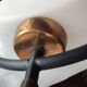 Old Arlus Pendant Lamp/Opaline Metal/1950s/Design Lighting