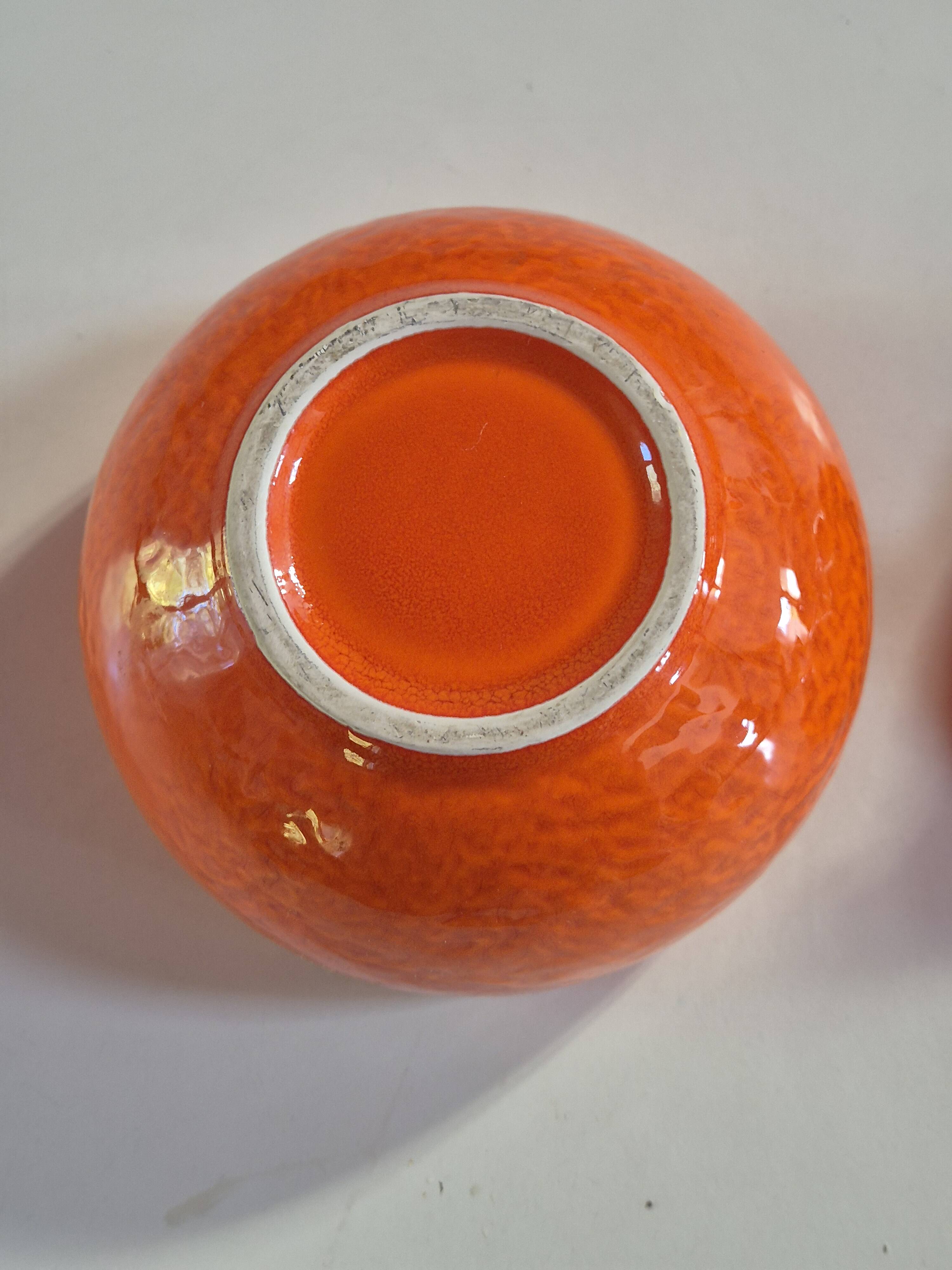 retro vintage orange slip box